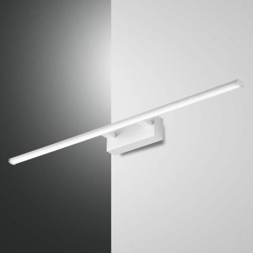 Fabas Luce LED-vägglampa Nala, vit, bredd 75 cm