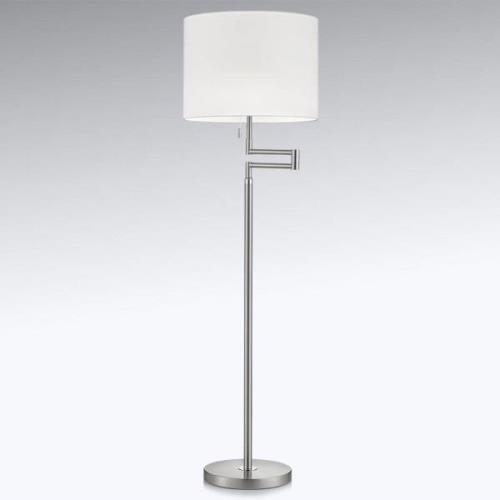 Knapstein Golvlampa Lilian, LED-dimmer, nickel matt/krom