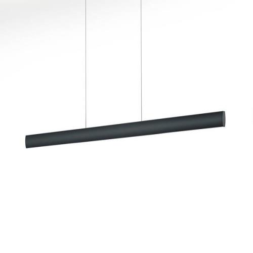 Knapstein LED-hänglampa Runa, svart, längd 92 cm