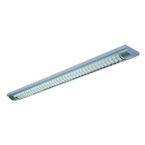 G & L Handels GmbH LED rasterlampa 44 med G13/T8, silver