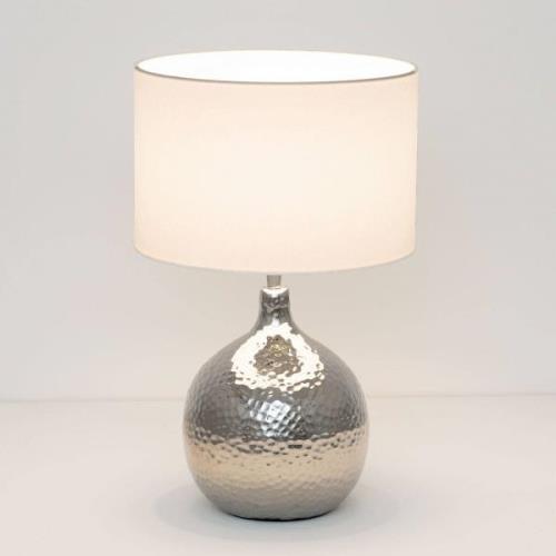 Holländer Bordslampa Ananas, vit/silver