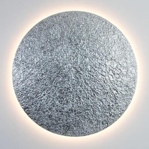 Holländer LED-vägglampa Meteor, Ø 120 cm, silver