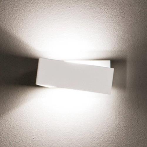 Linea Light Iögonfallande vägglampa Zig Zag vit 26 cm