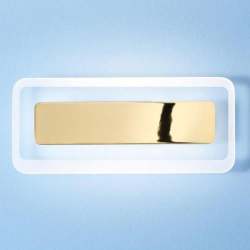 Linea Light LED-vägglampa Antille guld 31,4 cm