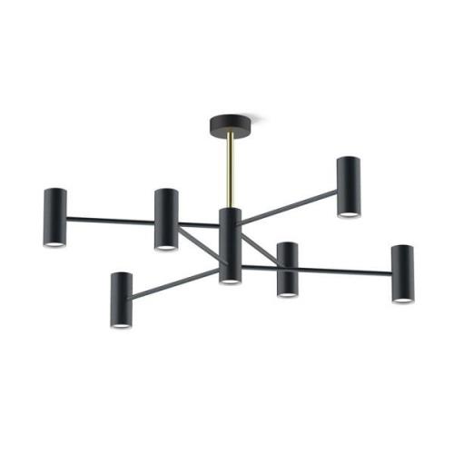 Modo Luce Chandelier tak 13 lampor 100 cm svart