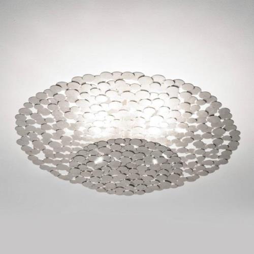 Terzani Tresor designer taklampa 60cm silver