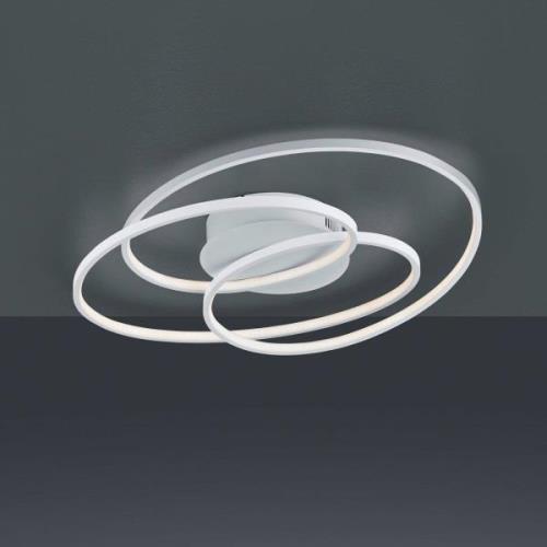 Trio Lighting LED-taklampa Gale, 60 cm, vit matt