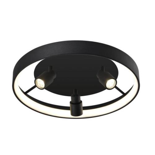 Viokef Denis LED-taklampa, cirkulär med 3 spotlights