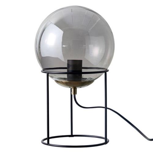 Dyberg Larsen Moon bordslampa med glaskula rök