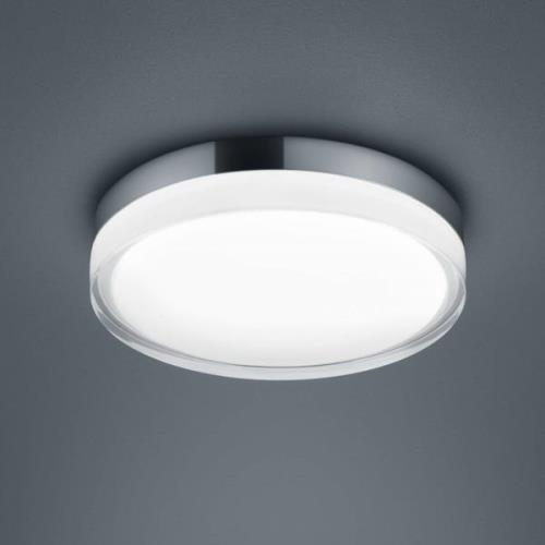 Helestra Tana LED-taklampa, krom, Ø 28 cm