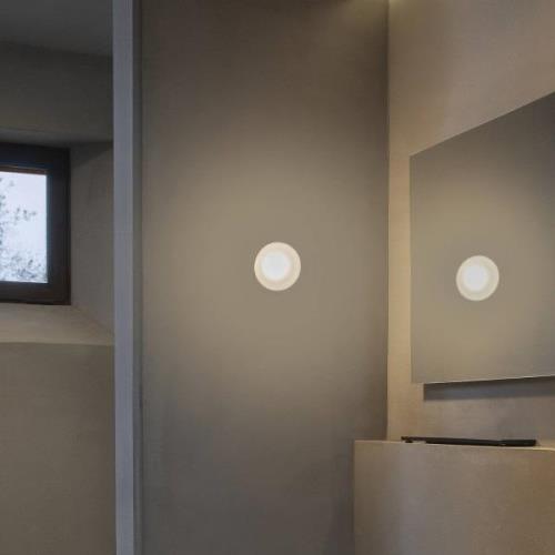 Karman Agua LED-vägglampa, IP44, glas frostat