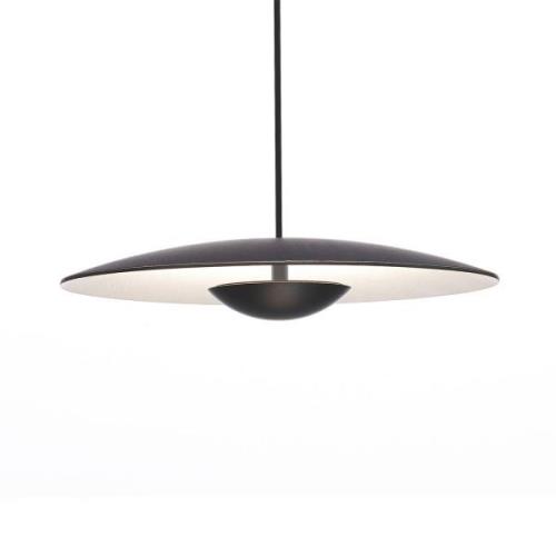 MARSET Ginger LED-pendel triac Ø32cm wenge/vit