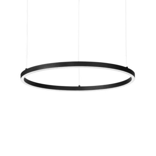 Ideallux Ideal Lux LED-hänglampa Oracle Slim Ø 90 cm svart 3 000 K