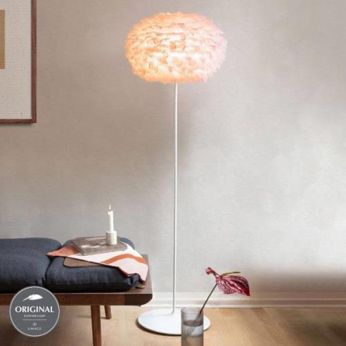 UMAGE Eos medium golvlampa rosa stativ vitt