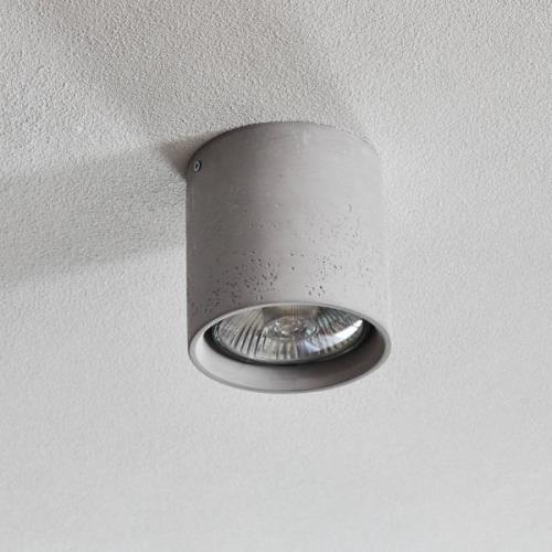 SOLLUX LIGHTING Ara taklampa som betongcylinder Ø 14cm