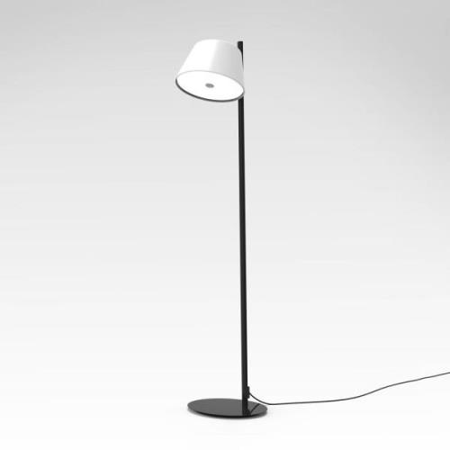 MARSET Tam Tam golvlampa, 1 lampa, matt, vit