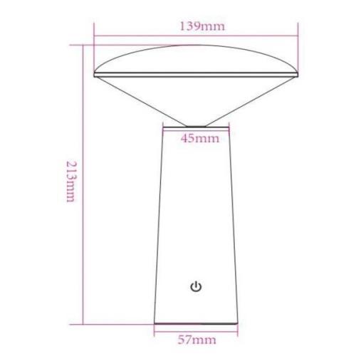 Lucide Utomhus LED-golvlampa Jive, batteri, dimbar, svart