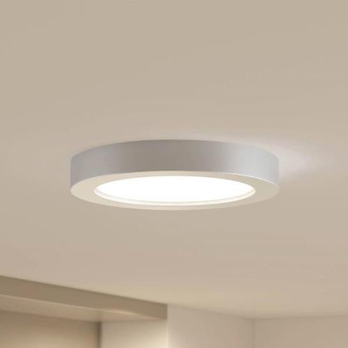 Prios Edwina LED taklampa silver 24,5cm 3st