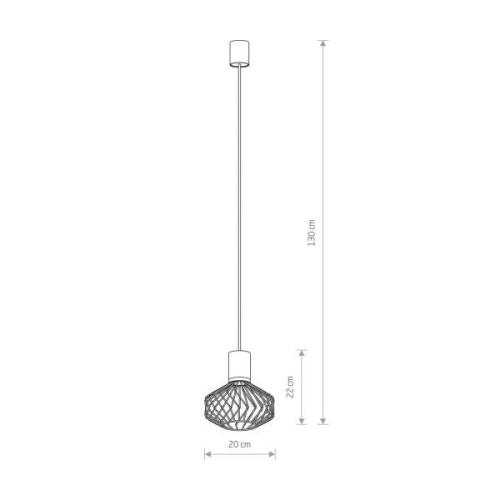 Nowodvorski Lighting Hänglampa Pico I med burskärm, 1 lampa