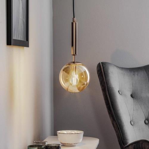 Alfa Hänglampa Volda Picolo 1 lampa svart/guld Ø15 cm