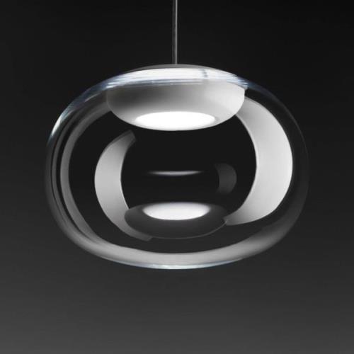 Stilnovo La Mariée LED-hänglampa transparent/vit