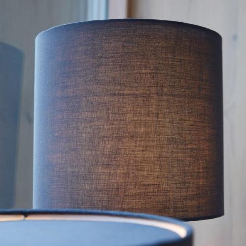 PR Home bordslampa Leah, blå, höjd 46 cm, textil