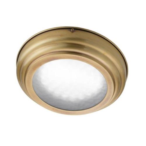 Cremasco LED-taklampa Scirocco i satinerad mässing