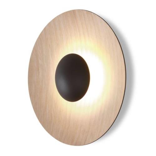 MARSET Ginger 32C LED-vägglampa Ø 32 cm ek/ek