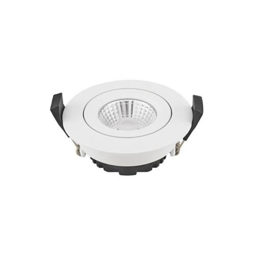 Sigor LED infälld takspot Diled, Ø 8,5 cm, 6 W, 3 000 K, vit