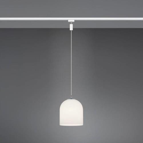 Trio Lighting DUOline Ontario taklampa, 2-fas strömskena, E14, glas