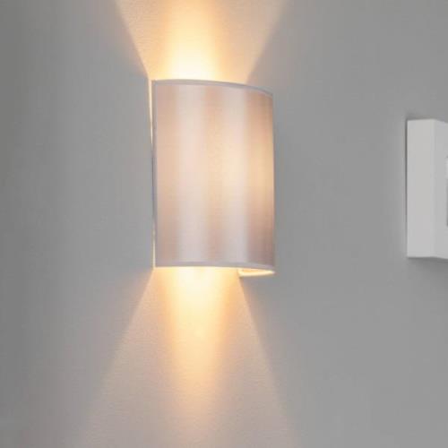 Euluna Vägglampa Satin av atlas, silver/guld