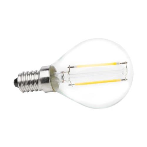 Müller-Licht Müller Licht LED-filamentlampa E14 G45 2W 827 klar