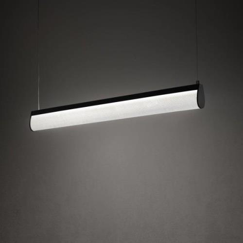 Slamp Modula LED-pendellampa, kristall, svart