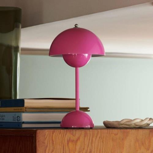 &TRADITION Flowerpot VP9 LED-bordslampa, rosa