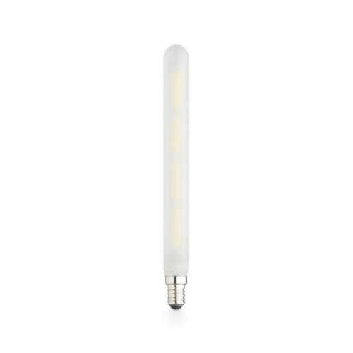 DESIGN BY US LED-lampa Tube 210, matt E14 4,5 W 2 700 K dimbar