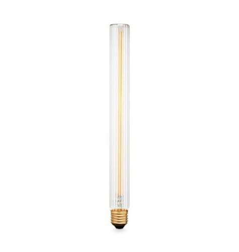 DESIGN BY US LED-lampa Tube 300 Plissé, E27, 4 W, 2 200 K, dimbar