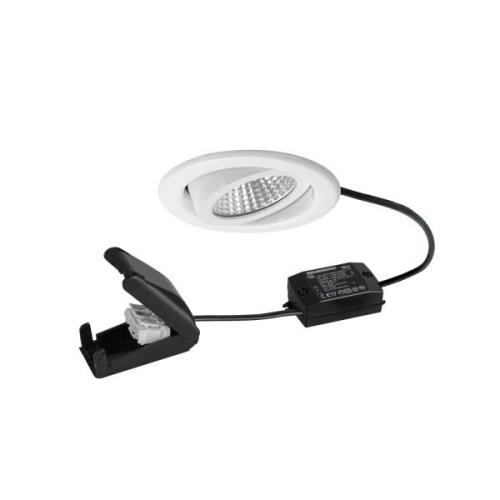 BRUMBERG LED infälld spotlight BB09, on/off, anslutningsdosa, vit