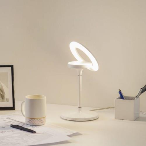 LTS Filigree LED bordslampa, vridbar, vit