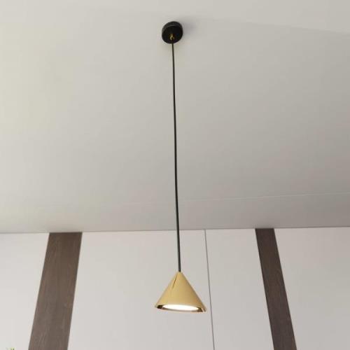 EMIBIG LIGHTING Elit pendellampa, 1-ljus, guldfärgad, metall