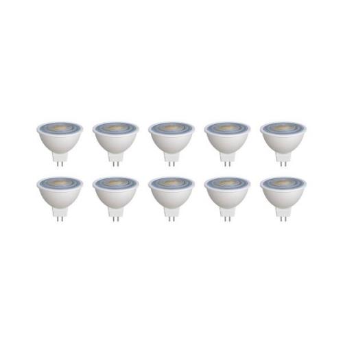 Prios LED-reflektor GU5.3 7.5W 621lm 36° vit 840 set om 10