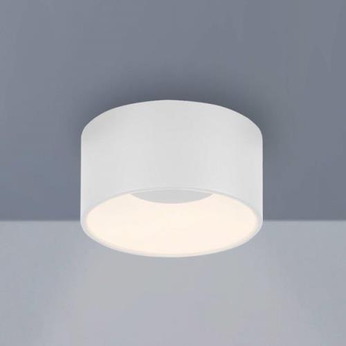 JUST LIGHT. Tanika LED-taklampa, vit, Ø 16 cm, dimbar