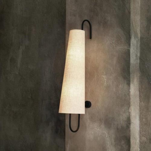 ferm LIVING Ancora vägglampa, kontakt, textil, 98,5 cm