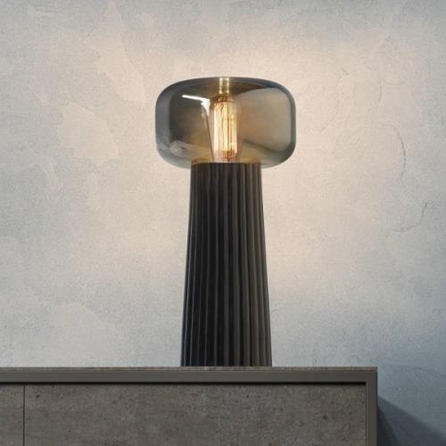 Mantra Iluminación Faro bordslampa, glas, plast, uttag E27, vit