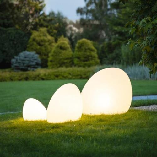 Nowodvorski Lighting Stone S utomhuslampa, 45 x 30 cm, vit, plast, IP4...