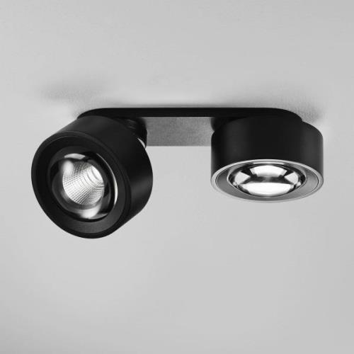 Egger Licht EGG LED-spot Clippo Optic Duo, svart/svart, 2 lampor DTW