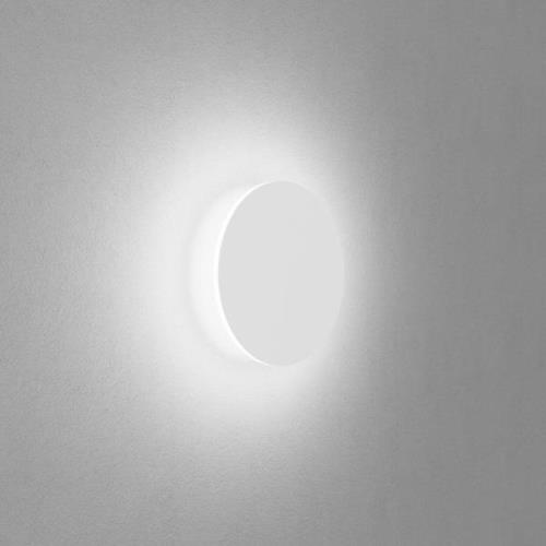 Egger Licht EGG LED-vägglampa Orbit, vit, Ø 25 cm, aluminium, 2.700 K