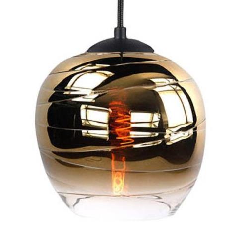 HighLight Fantasy Apple lampskärm, guld, Ø 22 cm, glas