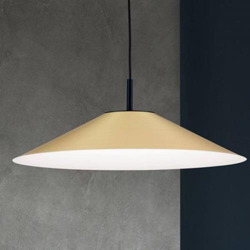 ORION LED-pendellampa Gourmet, skärm mässing matt