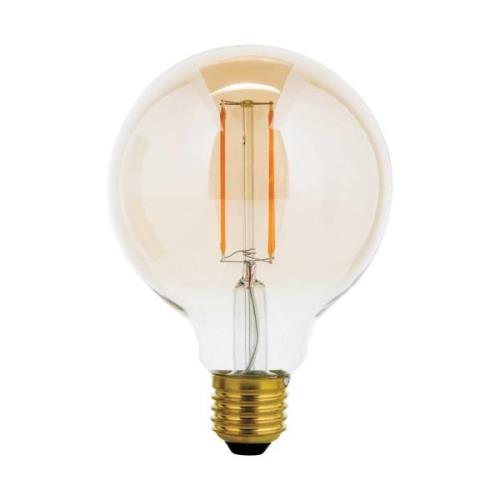 ORION LED-globlampa E27 G95 6W amber 2 200 K dimbar