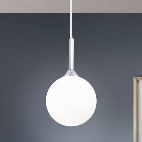 ORION Hänglampa Snowwhite, 1 lampa, nickel